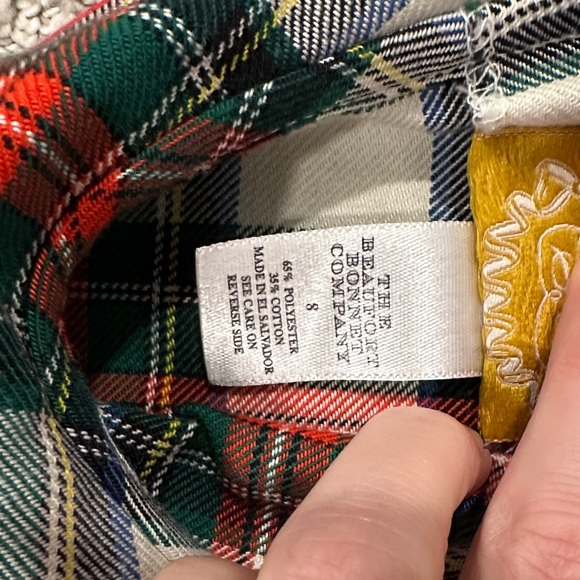 The Beaufort Bonnet Company Plaid Dress with Red Band - Picture 4 of 5